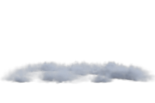 Fog motion blured isolated. 3d render png