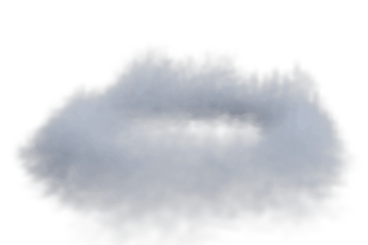 Fog motion blured isolated. 3d render png
