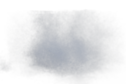 Fog motion blured isolated. 3d render png