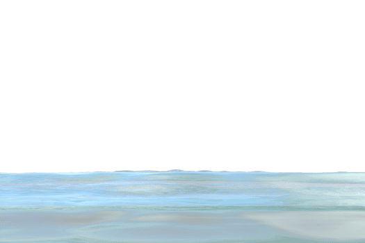 Water ripples surface isolated. 3d render png