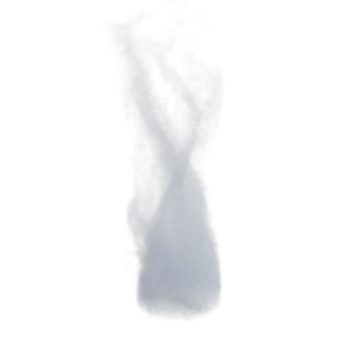 Magus effect isolated. 3d render png