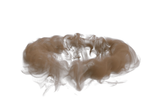 Magus effect isolated. 3d render png