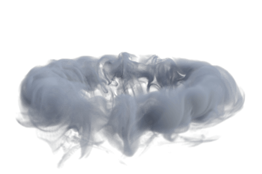Magus effect isolated. 3d render png