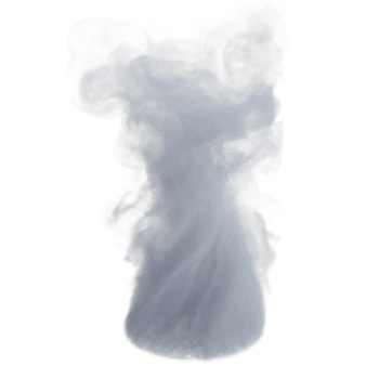 Magus effect isolated. 3d render png