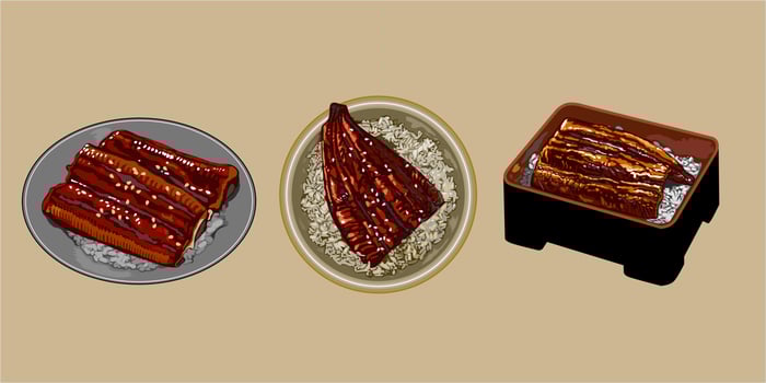 Unagi vector set collection graphic clipart design
