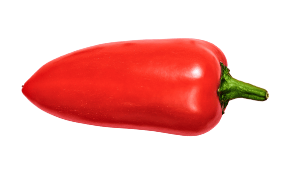 Red pepper isolated on a transparent background png