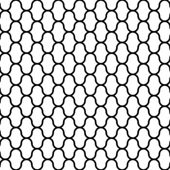 Seamless pattern freeform wave, monochrome tones. vector