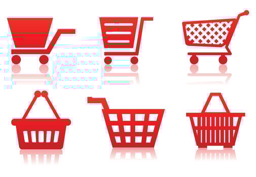 Set of icons sale. A vector illustration