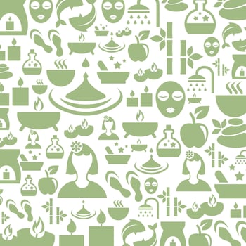 Background made from spa. A vector illustration