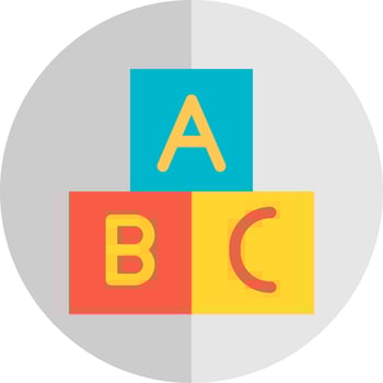 Blocks Vector Icon Design