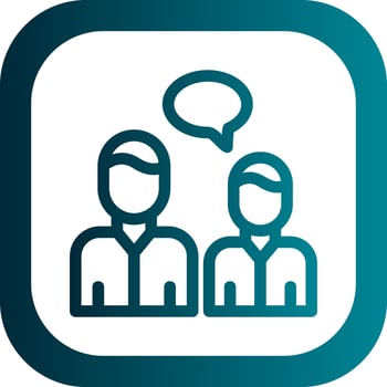 Talk Vector Icon Design