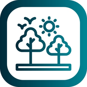 Forest Vector Icon Design