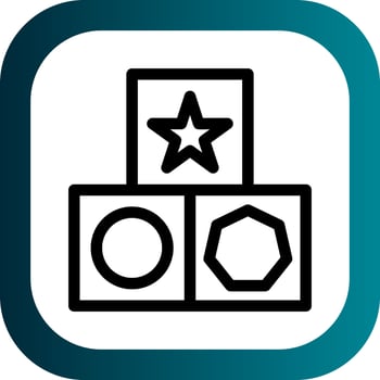 Blocks Vector Icon Design