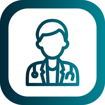 Male Doctor Vector Icon Design