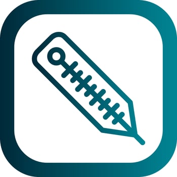 Thermometer Vector Icon Design