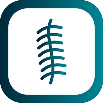 Suture Vector Icon Design