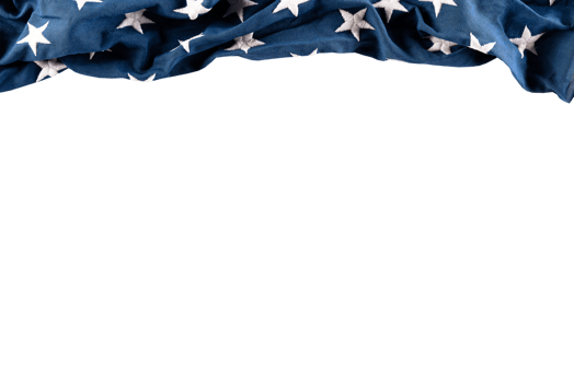 Blue fabric isolated on a transparent background png