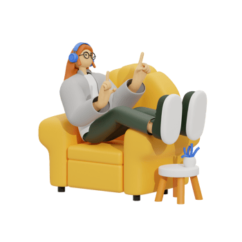 3d illustration relaxation music png