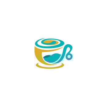 coffee cup logo design, coffee logo vector