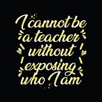 Teacher T-shirt Design vector