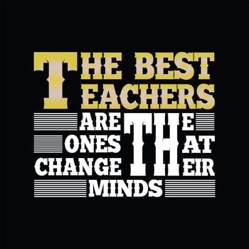 Teacher T-shirt Design vector