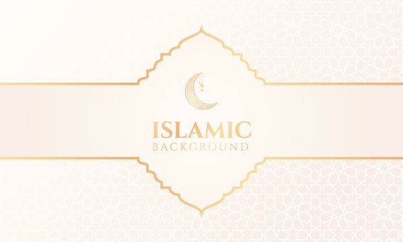 Islamic luxury background for ramadan. Luxury golden abstract dark background. Template for banner, greeting card, poster, advertising vector