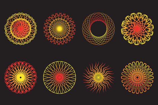 Decorative mandala design Free Vector