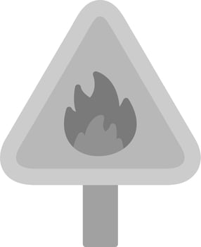 Flammable Vector Icon