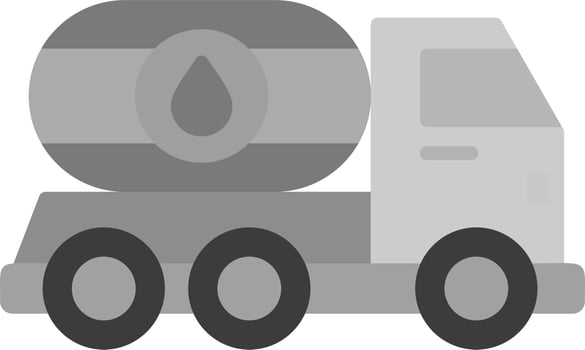 Oil Truck Vector Icon
