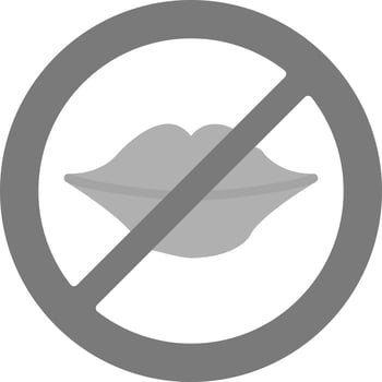 No Catcalling Vector Icon