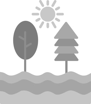 River Vector Icon