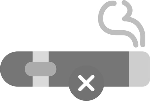 No Cigar Vector Icon