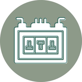 Fuse Box Vector Icon