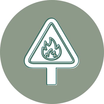 Flammable Vector Icon