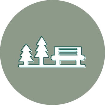 Rest Area Vector Icon