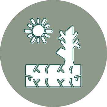 Drought Vector Icon