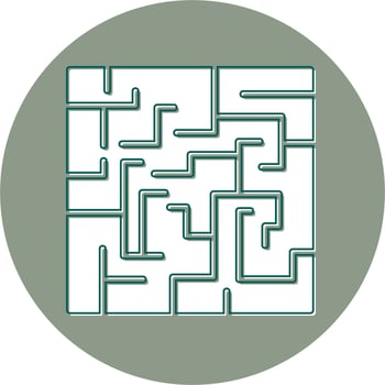 Maze Vector Icon