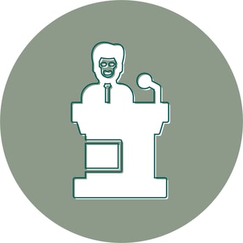 Speech Vector Icon