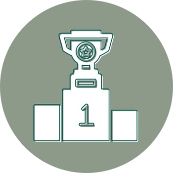 Winner Podium Vector Icon