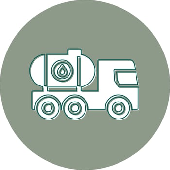 Oil Tank Vector Icon