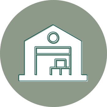 Warehouse Vector Icon
