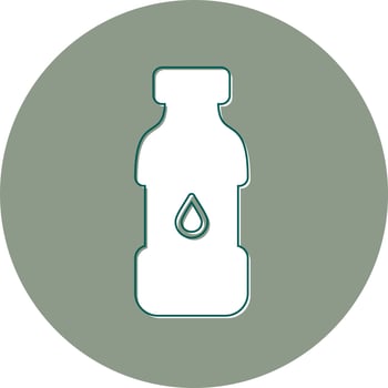 Water Bottle Vector Icon