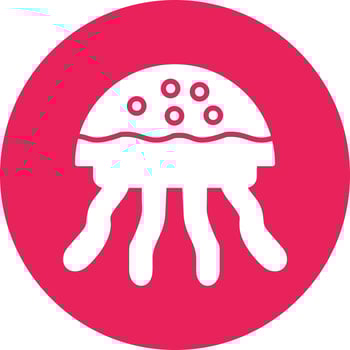 Jellyfish Vector Icon