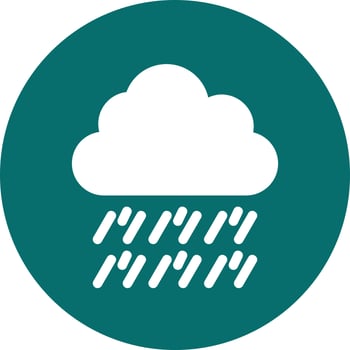 Rain Vector Icon