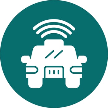 Smart Car Vector Icon