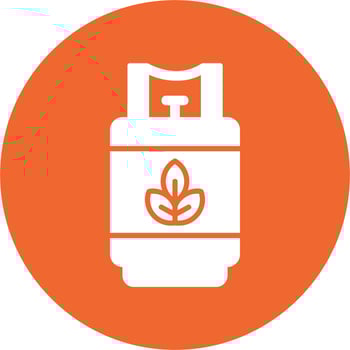 Biogas Vector Icon