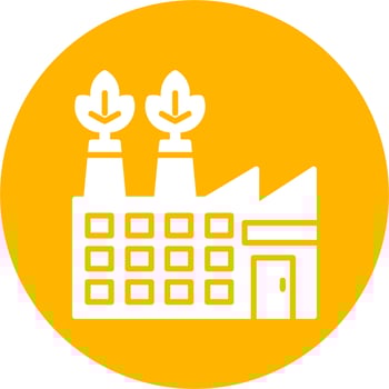 Eco Factory Vector Icon