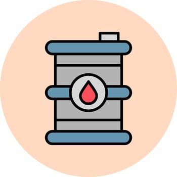 Oil Barrel Vector Icon