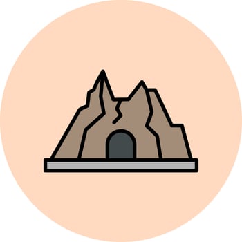 Cave Vector Icon