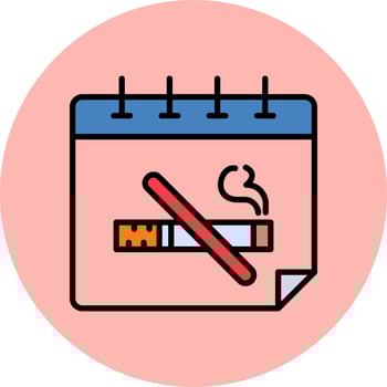 No Tobacco Day Vector Icon